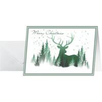 Sigel Weihnachtskarte Wald DIN A6 25 Stück