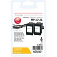 Cartouche jet d’encre Office Depot compatible HP 301XL J454AE Noir 2 Unités