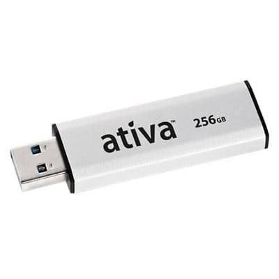 Clé USB Ativa 3.0 256 Go Argenté
