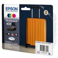 Epson 405XL Original Tintenpatrone C13T05H640 Schwarz, Cyan, Magenta, Gelb Multipack 4 Stück