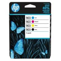 HP 903 Original Tintenpatrone 6ZC73AE Schwarz, Cyan, Magenta, Gelb Multipack 4 Stück