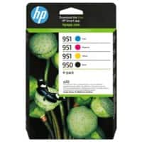 HP 950/1 Original Tintenpatrone 6ZC65AE Schwarz, Cyan, Magenta, Gelb 4 Stück Multipack