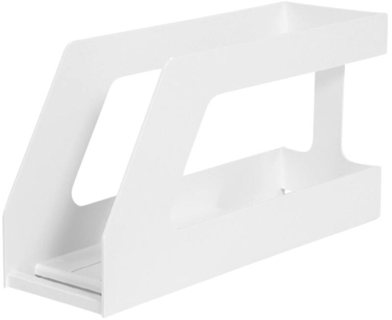 Porte-revues Biella Classy Blanc 18 x 35 x 10,5 cm C4 Paquet de 4