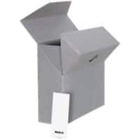 Biella Archiv Box Montiert A4 Grau Pappe 27 x 33 x 10 mm 10 Stück