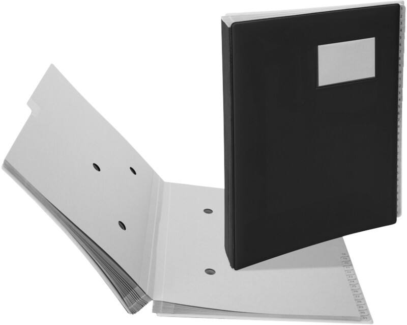 Trieur Biella Pronto A4 Carton 31 intercalaires Noir 27,5 x 32,5 x 5 cm
