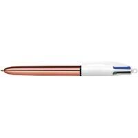 Stylo-bille BIC 4 Colours Shine Rétractable Multicolore 0,4 mm Moyen Bille Rechargeable