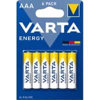 Piles VARTA Energy AAA Alcaline 6 Unités