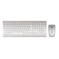 Ensemble clavier et souris CHERRY Sans fil QWERTZ (DE) Argenté DW 8000