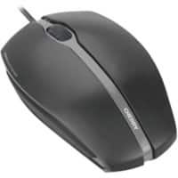 Cherry GENTIX Silent Mouse beidhändig USB Typ A Optisch 1000 DPI Schwarz verkabelt