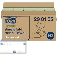 Essuie-mains Tork H3 Universal 1 épaisseur Pliage en C Vert 20 Unités de 200 Feuilles