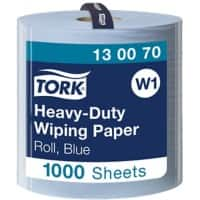 Tork Wischtuchrolle 1000 Blatt 2-lagig W1 Blau