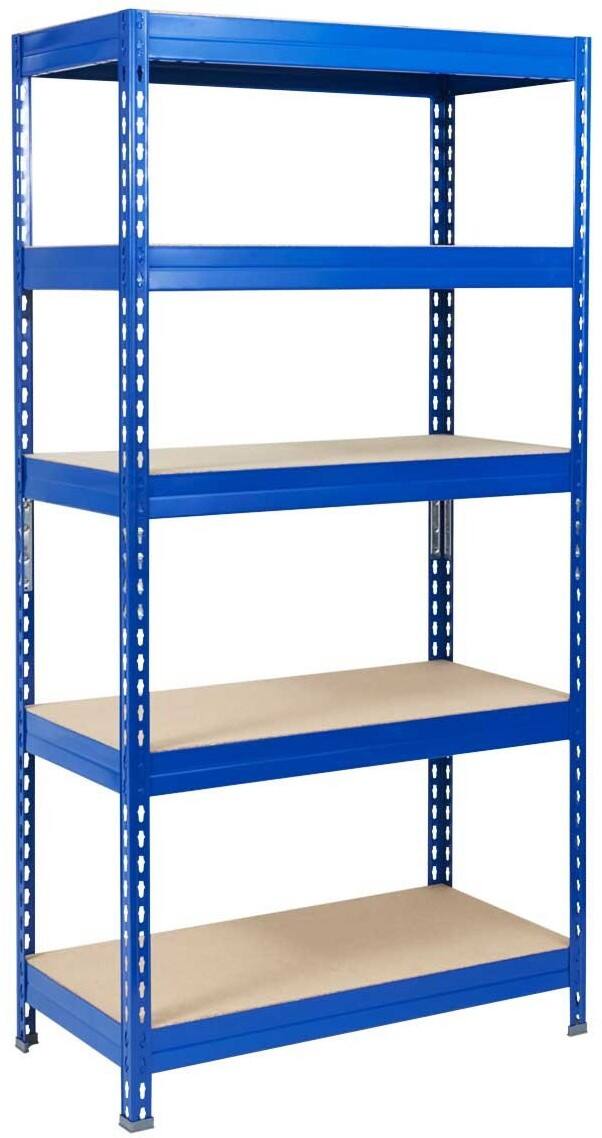 MAMMUT Grizzly Regal Holz, Stahlblech 2.200 x 900 x 450 mm Blau