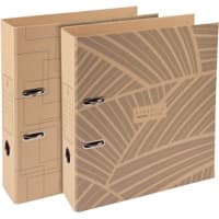 Classeur à anneaux Exacompta 75 mm Carton 2 anneaux A4 Assortiment 10 unités