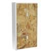 Armoire basse à rideaux Paperflow Copeaux de bois Brun, blanc 1100 x 415 x 2040 mm