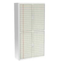 Armoire basse à rideaux Paperflow Cahier Assortiment 1100 x 415 x 2040 mm