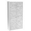 Armoire basse à rideaux Paperflow Papier Blanc 1100 x 415 x 2040 mm