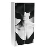 Armoire basse à rideaux Paperflow Lady Assortiment 1100 x 415 x 2040 mm