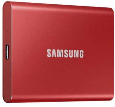 Samsung 500 GB Externe Fesplatte USB-C 3.2 Gen 2 Rot