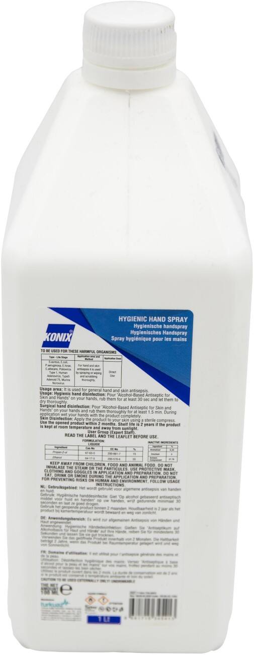 Désinfectant liquide KONIX Antiseptique Transparent 1 l