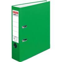 herlitz maX.file Ordner DIN A4 80 mm Hellgrün 2 Ringe Pappkarton, PP (Polypropylen) Texturiert Hochformat