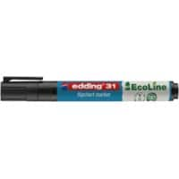 edding EcoLine 31 Flipchart-Marker Medium 1,5-3 mm Schwarz