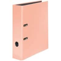 Falken PastellColour Ordner DIN A4 80 mm Orange 2 Ringe Pappkarton Glänzend