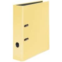 Classeur à levier Falken 80 mm Brillant 2 Anneaux A4 Jaune