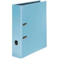 Classeur à levier Falken 80 mm Brillant 2 Anneaux A4 Bleu