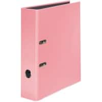 Classeur à levier Falken 80 mm Brillant 2 Anneaux A4 Rose