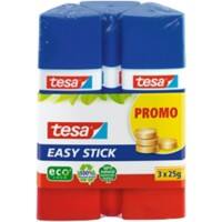tesa Klebestift Easy Stick 25 g Weiss 57047-00000-00 3 Stück à 25 g