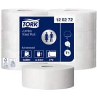 Tork Advanced Toilettenpapier Jumbo T1 2-lagig 120272 6 Rollen à 1800 Blatt