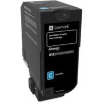 Toner Lexmark D'origine 74C20C0 Cyan