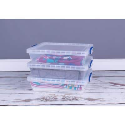Really Useful Box Aufbewahrungsbox 10,5 l Transparent Kunststoff 38,3 x 46 x 11,3 cm 3 Stück
