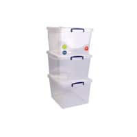 Boîte empilable Really Useful Box 33.5 l Transparent 38,3 x 46 x 28,5 cm 3 Unités