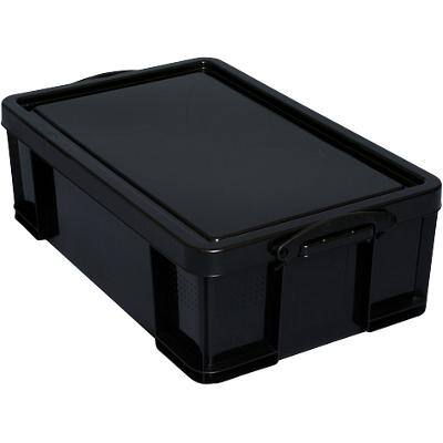 Really Useful Box Aufbewahrungsbox 50BKCB 50 L Schwarz Kunststoff 44 x 71 x 23 cm