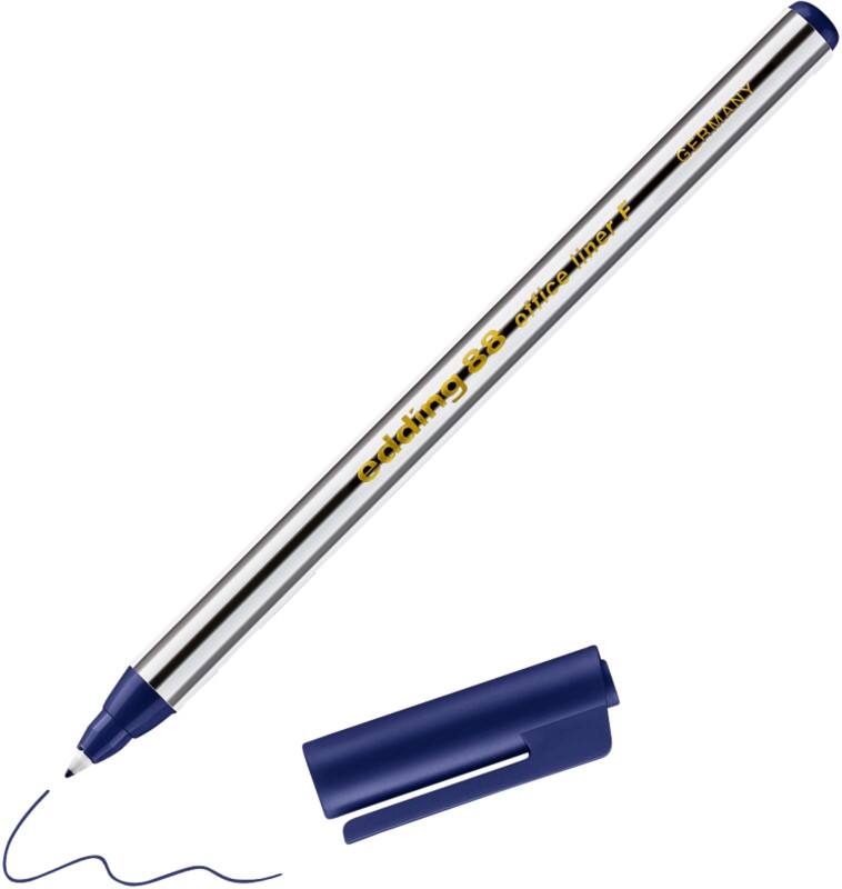edding 88 Fineliner 0.6 mm Rundspitze Blau 88