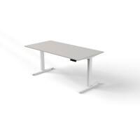 Bureau assis-debout Kerkmann Move 3 Gris clair 160 x 80 x 72-120 cm