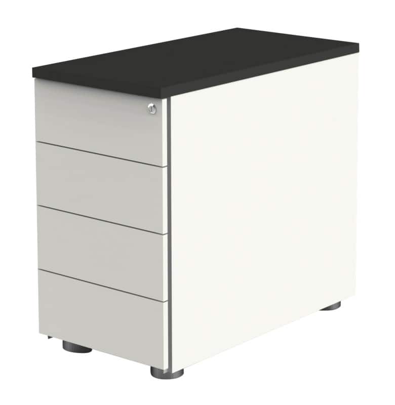 Caisson de bureau Kerkmann Bois Anthracite 760 x 430 x 800 mm