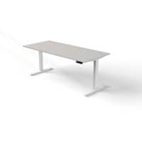 Bureau assis-debout Kerkmann Move 3 Gris clair 180 x 80 x 72-120 cm