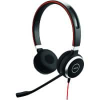 Casque filaire Jabra Evolve 40 Sur tête Antibruit Connecteur 3.5 mm Avec microphone Noir