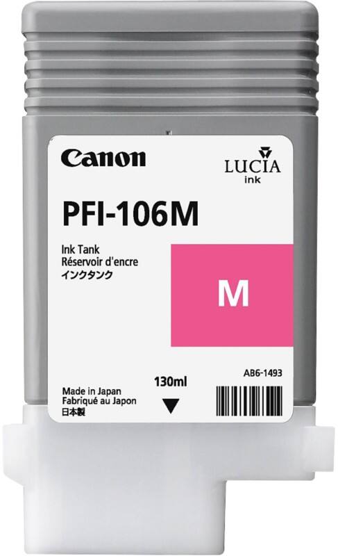 Cartouche jet d’encre Canon PFI-106M D’origine 6623B001AA Magenta