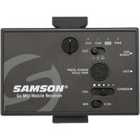 SAMSON Kabelloses Mobiles Lavalier-Microfon Set GO MIC MOBILE Transmitter+Receiver mit USB-Audio und 3,5-mm-Anschlüssen Schwarz