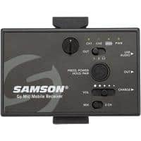 Microphone sans fil SAMSON GO MIC MOBILE Système lavalier Emetteur + Récepteur Avec USB et sortie casque 3.5 mm Noir