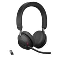 Casque pour téléphone Jabra Evolve2 65 Sans fil Bluetooth, USB Avec Microphone Stéréo Noir