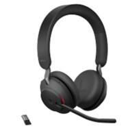 Jabra Evolve2 65 Stereo-Headset Kabellos Über Kopf Geräuschunterdrückung Bluetooth USB Typ A Mit Mikrofon Schwarz