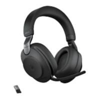 Jabra Evolve2 85 MS Headset Kabellos Stereo Kopfbügel Geräuschunterdrückung Bluetooth 3,5 mm Klinke USB Typ A Mikrofon Schwarz