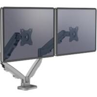 Double bras de moniteur Fellowes Eppa Réglable en hauteur 480 x 1 000 X 560 mm 39'’ Argenté