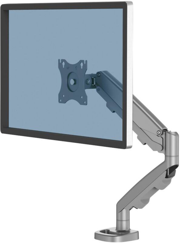 Fellowes Monitorarm Eppa höhenverstellbar 480 x 117 X 575mm 39 Zoll Silber