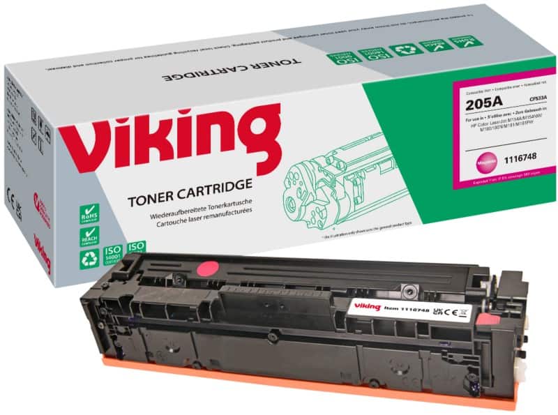 Viking 205A Kompatibel HP Tonerkartusche CF533A Magenta