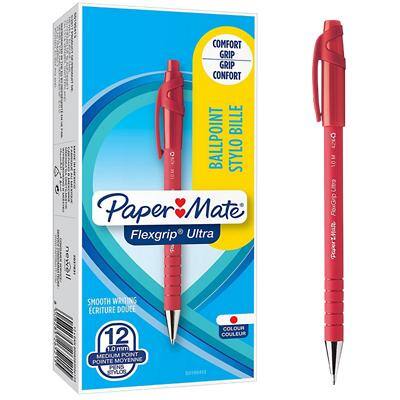 Paper Mate Kugelschreiber Flexgrip Ultra 0.37 mm Rot 12 Stück
